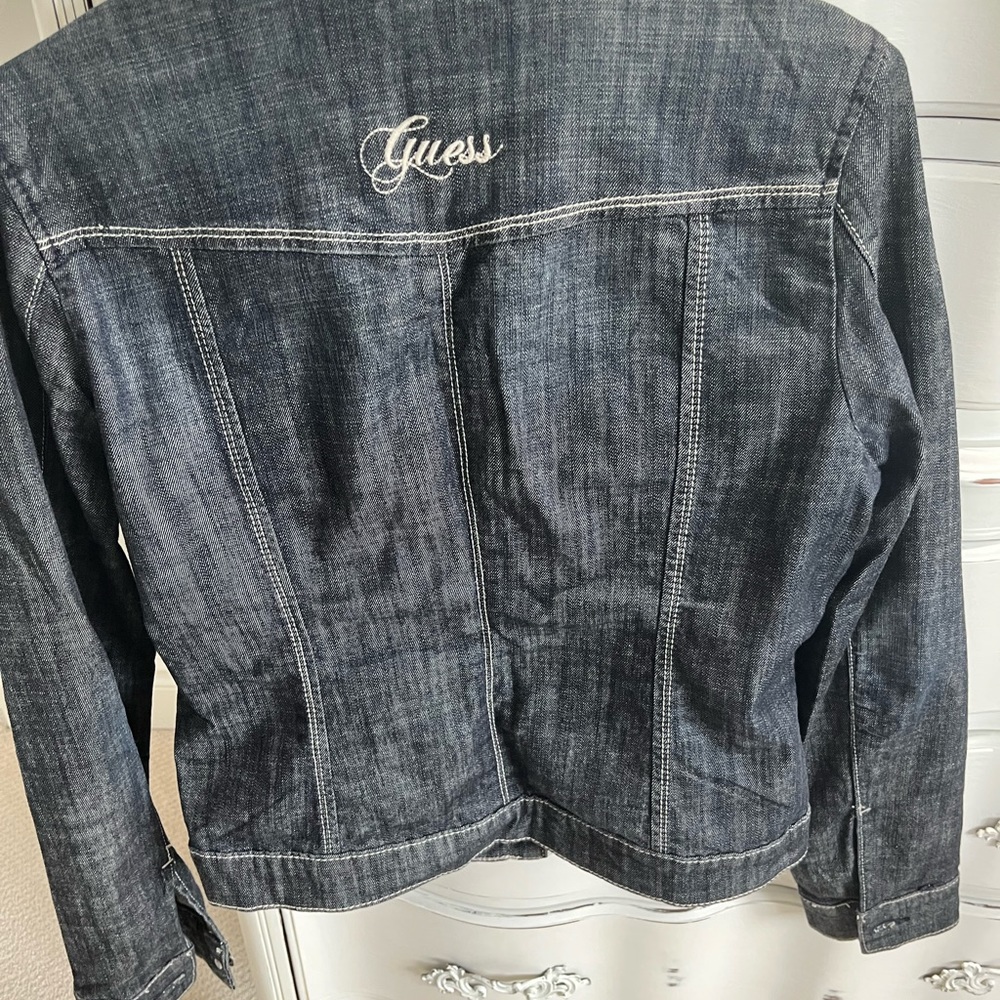 Guess denim indigo jean jacket. Size L